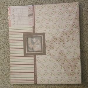Pink and Brown Scrapbook Kit